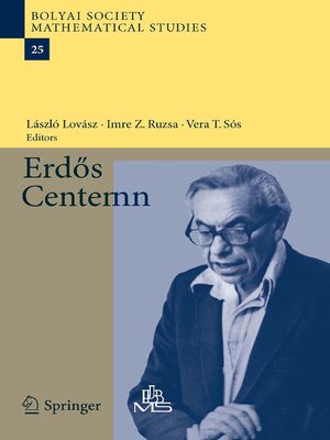 cover image of Erdös Centennial